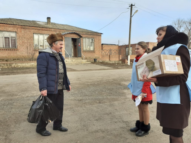 Акция «Блокадный хлеб» в Камышевской школе. - отдел образования